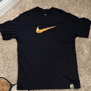 Nike Black Tee with Swoosh
